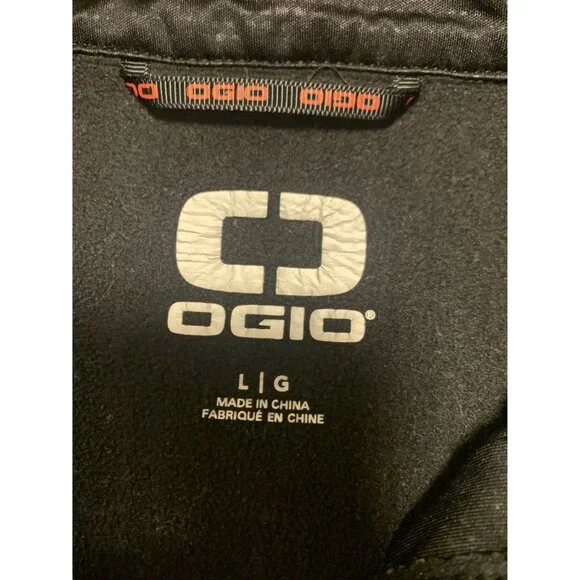 Ogio Full Zip Waffle Fleece Lined Jacket Size L - Picture 4 of 9